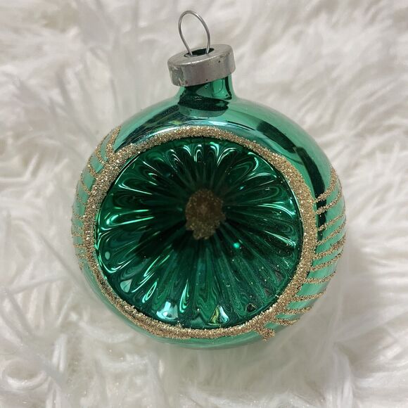 Lot of 6 Hand Mouth Blown Vintage Glass Christmas Ornament 3 in. - Picture 3 of 9